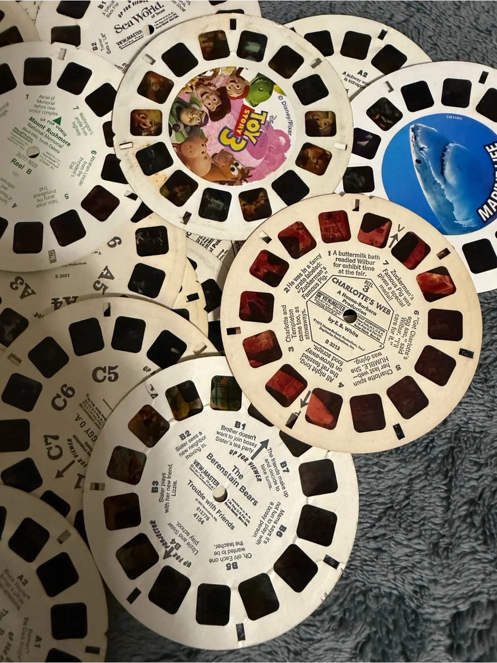 2 Classic View-Master 3D Viewer Sets & Reels